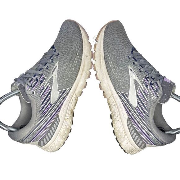 Brooks Adrenaline GTS 19 Women's Size 7.5 US Gray Running Shoes 1202841B060 - Picture 5 of 9